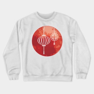 Red Lanterns Hoi An Vietnam Crewneck Sweatshirt